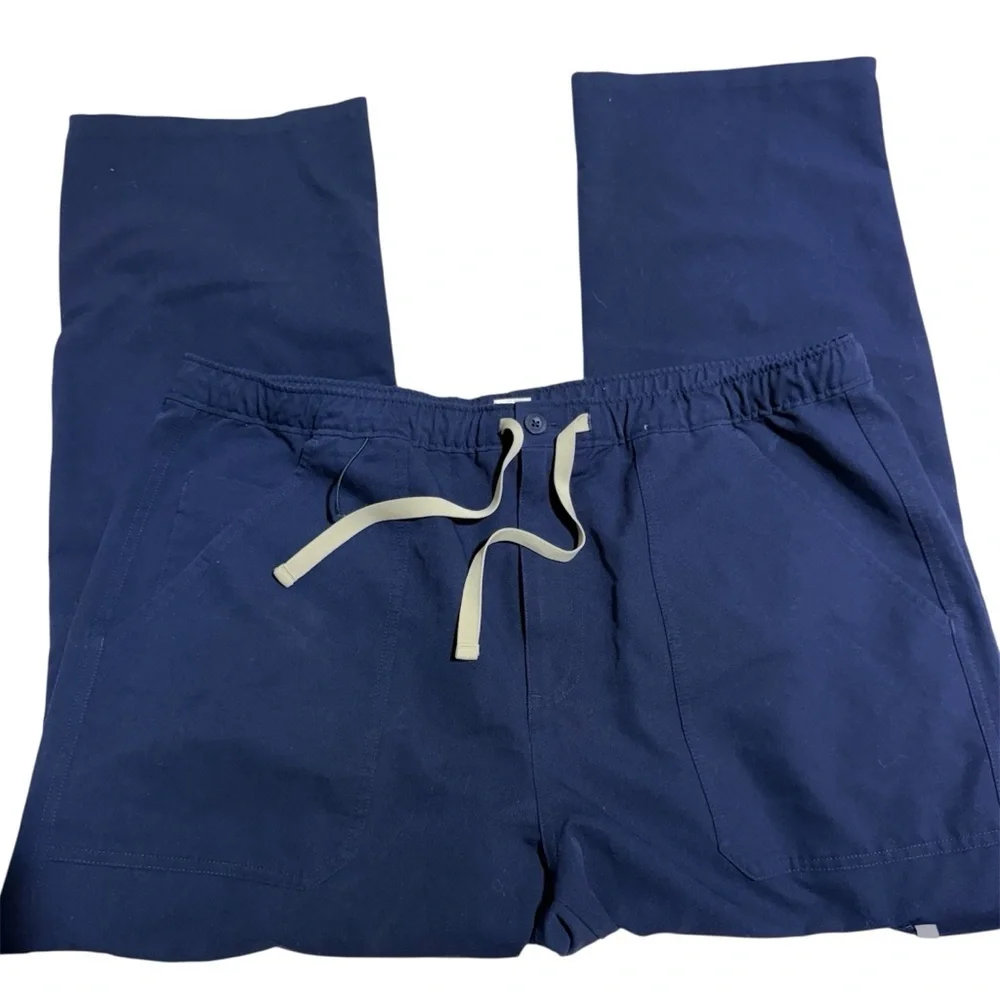 Figs Men's Navy Drawstring Scrub Pants XL